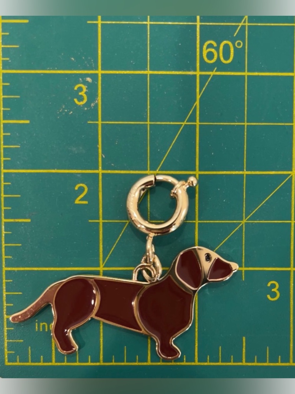 Gucci Dog Enamel Bag Charm from the Pre-Fall 2025 collection, NWOT - Picture 6 of 7